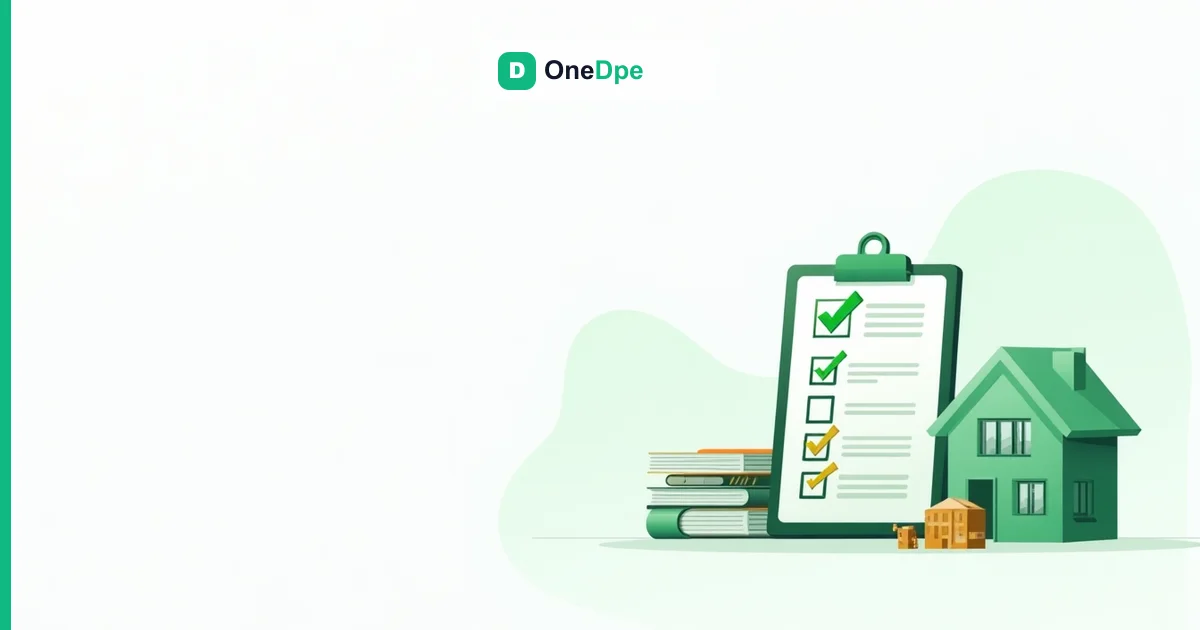 Checklist des documents à préparer avant la visite du diagnostiqueur pour établir un DPE